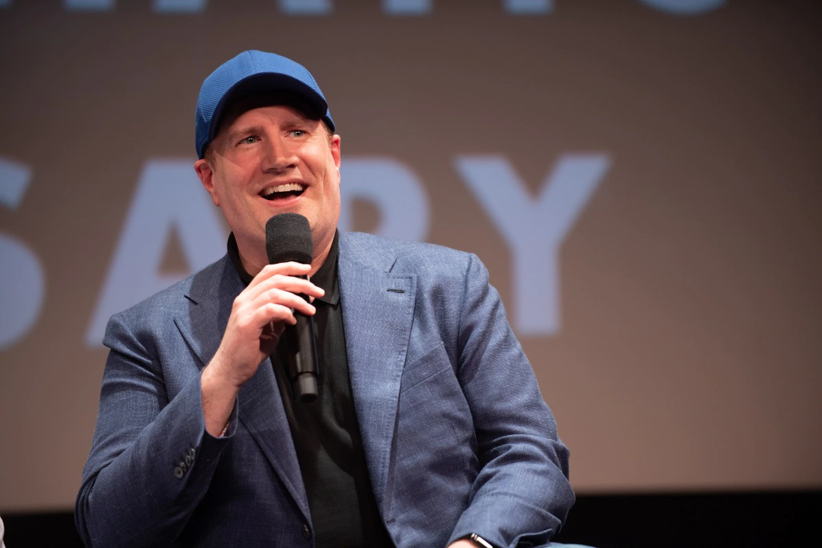 Kevin Feige saat hadir sebagai salah satu pembicara di suatu event